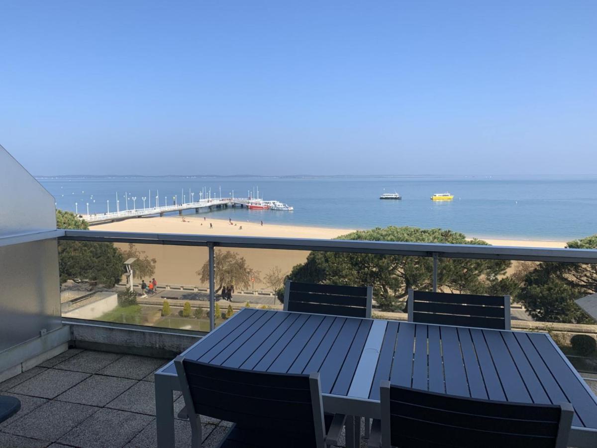 **Appartement T2 Vue Mer En Centre Ville Avec Balcon, Parking Et Wifi A Arcachon** - Fr-1-374-51 Eksteriør billede